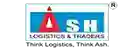 Logo of Ash Logistics and Traders, Think Logistics Think Ash