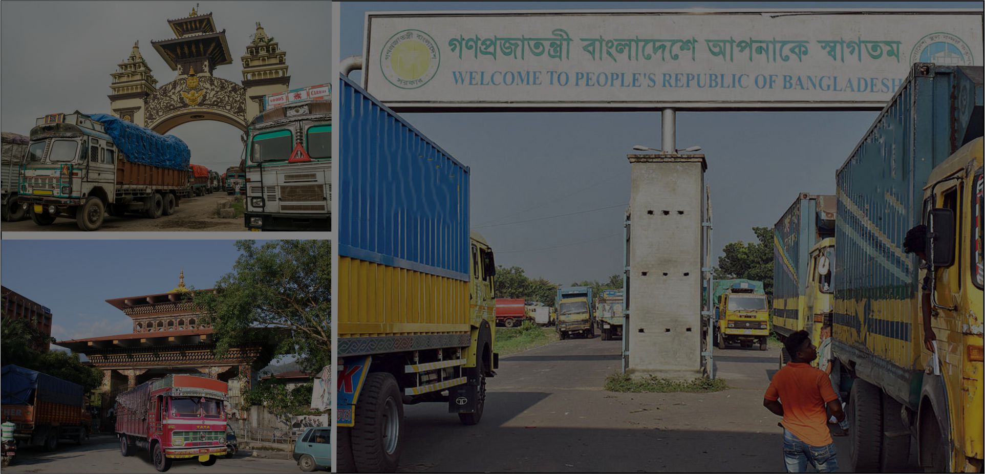 International logistics and transportation services banner